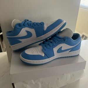Jordan Women's Sneakers in Blue and White